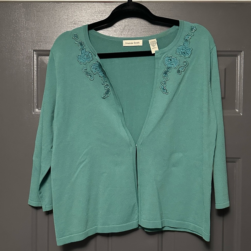 Amanda smith cardigan size larger never worn